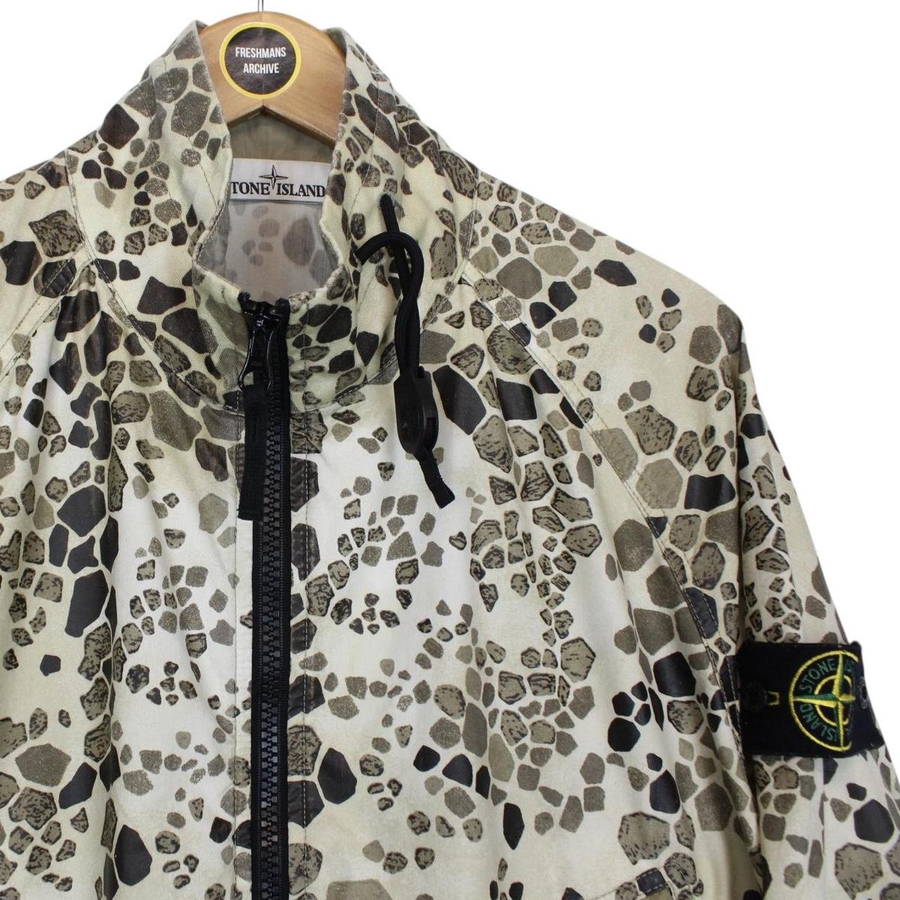 Stone Island SS 2018 Alligator Camo Full Zip Cotton/Nylon Jacket