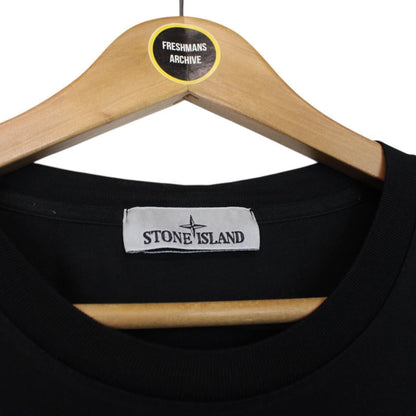 Stone Island SS 2022 Black Short Sleeve Compass T-Shirt
