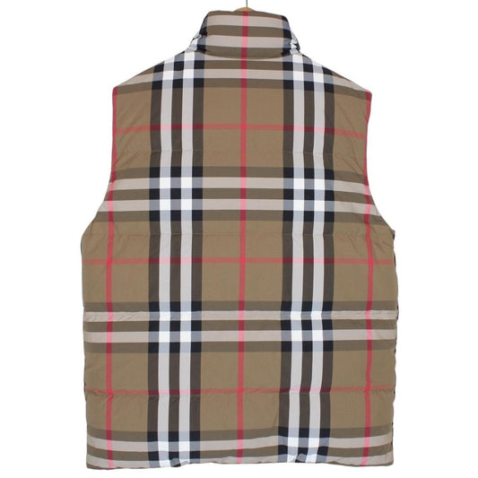 Burberry ‘Lowick’ Brown and Black Reversible Nylon Down Gilet / Bodywarmer