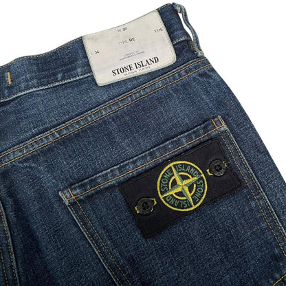 Stone Island SS 2011 Navy Blue RE-T Fit Denim Jeans