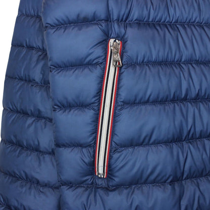 Moncler Rigel Blue Full Zip Down Jacket