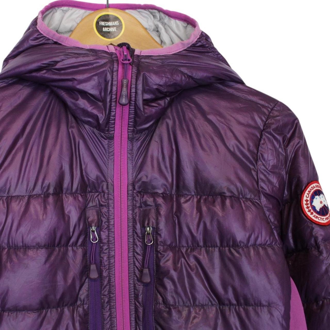 Canada Goose Purple Hybridge Lite Full Zip Hooded Down Jacket