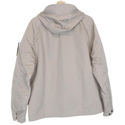 Stone Island SS 2023 Beige Hyper Dense Nylon Raso Full Zip Hooded Jacket