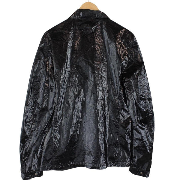 CP Company Cristal Black Polyamide Lens Overshirt Jacket