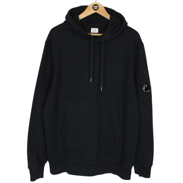 CP Company Black Pullover Lens Hoodie Jumper