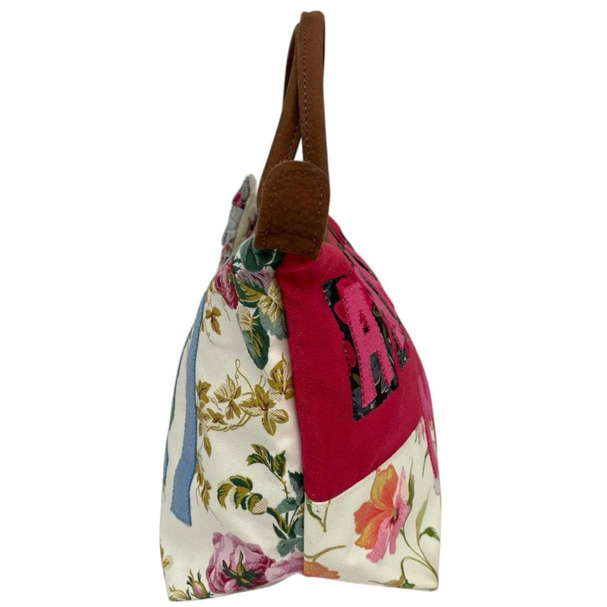 Longchamp multi tote bag featuring Tracey Emin artwork and iconic foldable design.