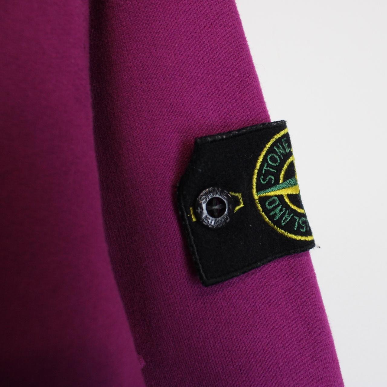 Stone Island AW 2018 Purple Cotton Sweatshirt Jumper