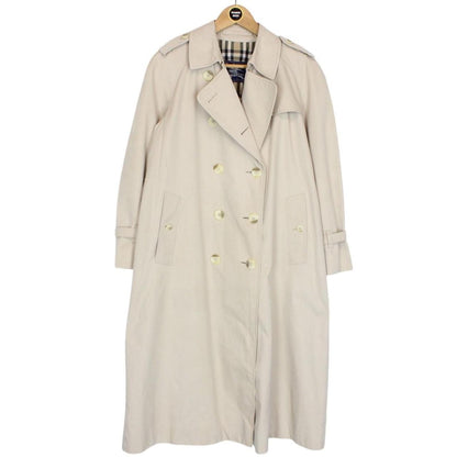Vintage 90s Burberry Beige Double Breasted Trench Coat
