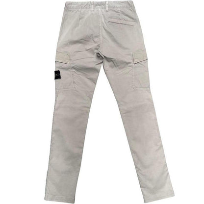 Stone Island SS 2018 Beige Skinny Fit Cargo Trousers