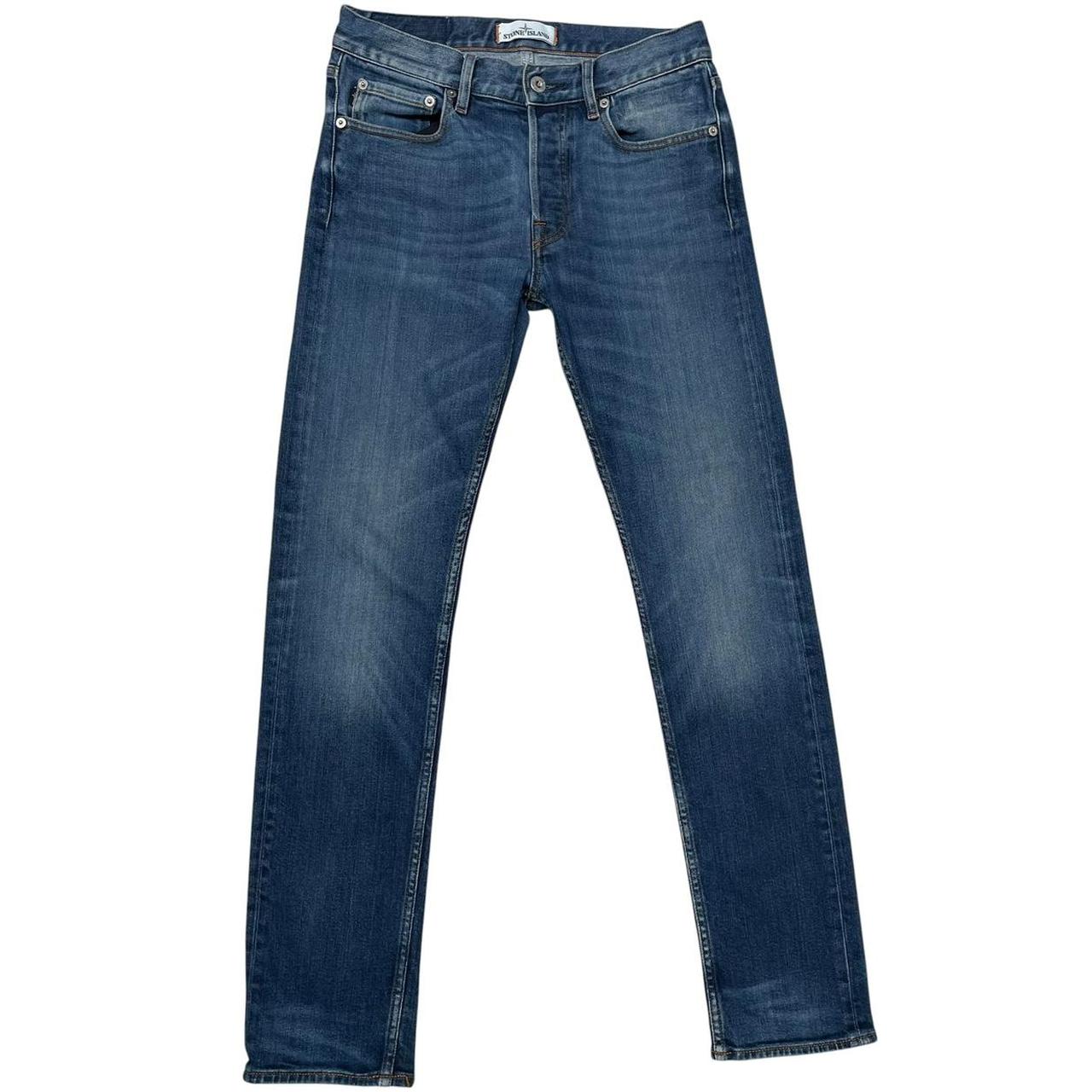 Stone Island AW 2019 Blue Slim Fit Denim Jeans