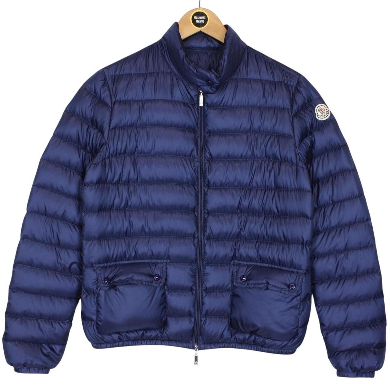 Moncler Lans Blue Quilted Down Jacket