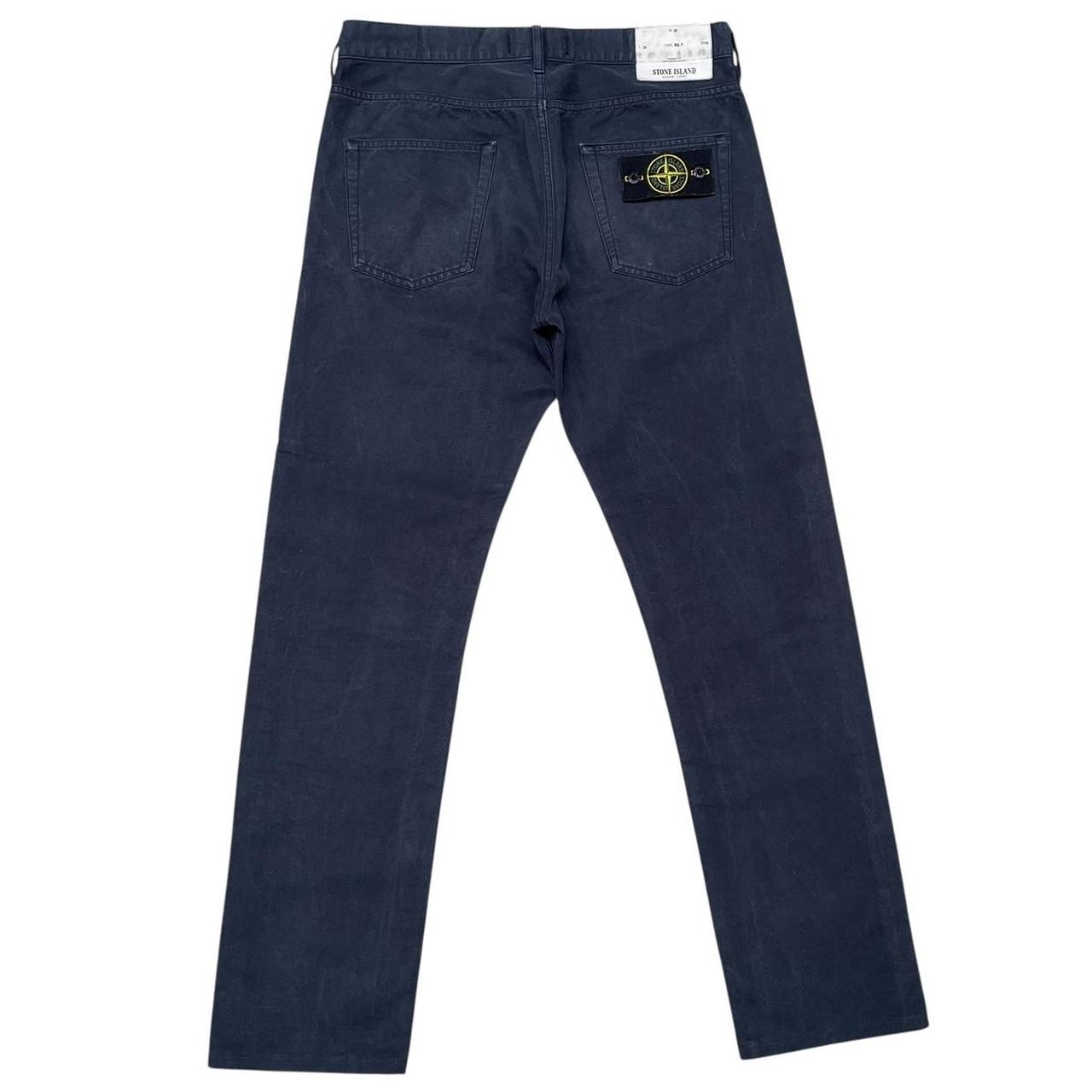 Stone Island AW 2012 Navy Blue RE-T Fit Cotton Trousers