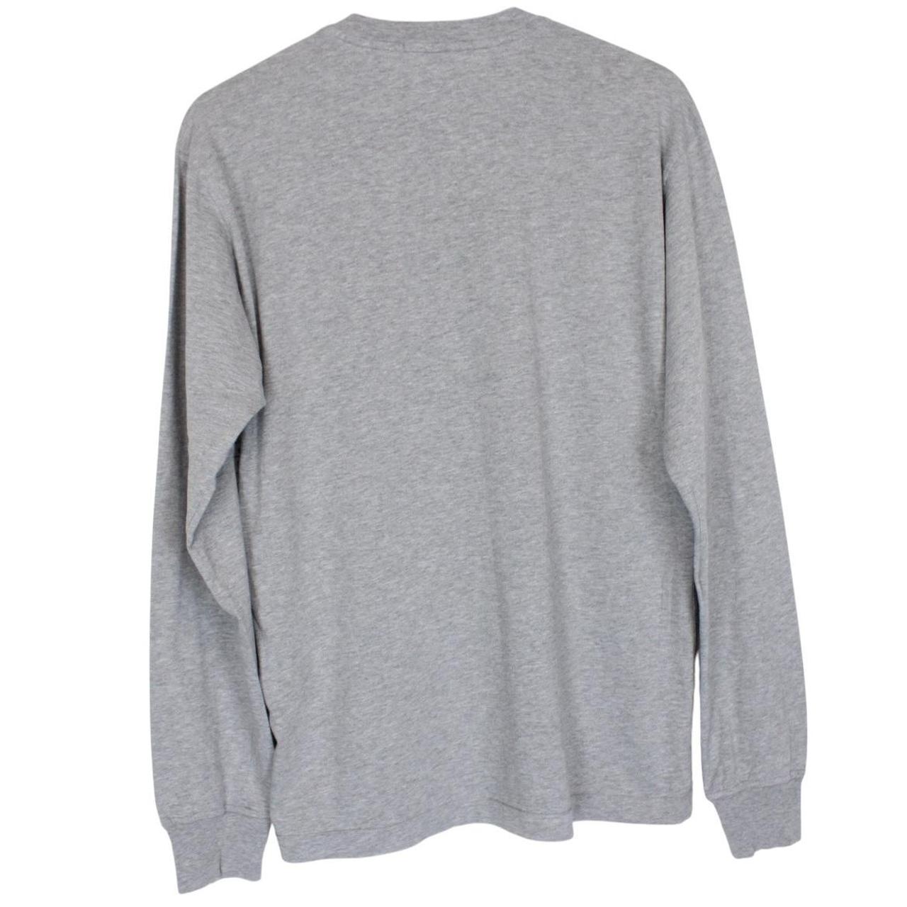 Stone Island SS 2022 Grey Long Sleeve Compass T-Shirt
