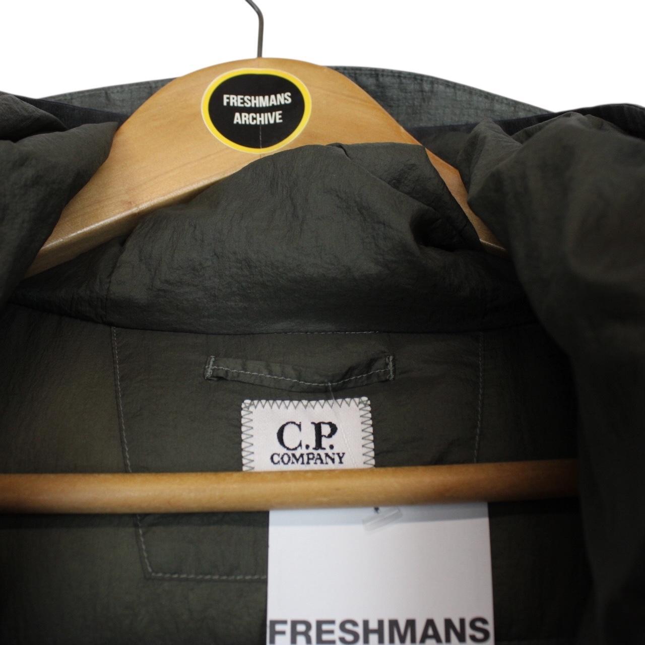 CP Company Khaki Green Goretex Infinium G-Type Hooded Down Lens Jacket