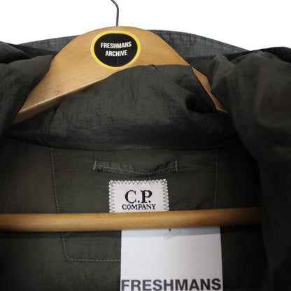 CP Company Khaki Green Goretex Infinium G-Type Hooded Down Lens Jacket