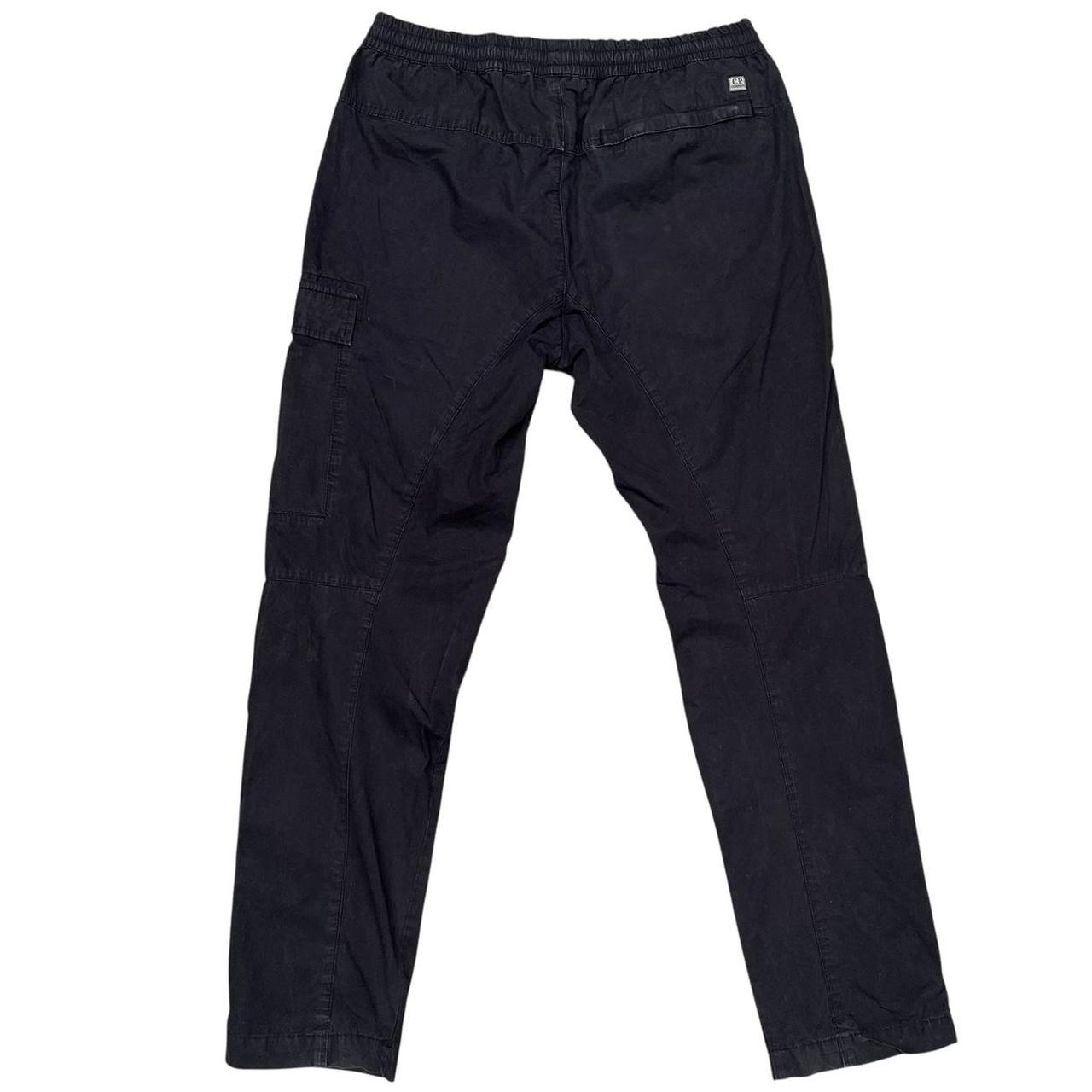 CP Company Navy Blue Regular Fit Cotton Cargo Trousers