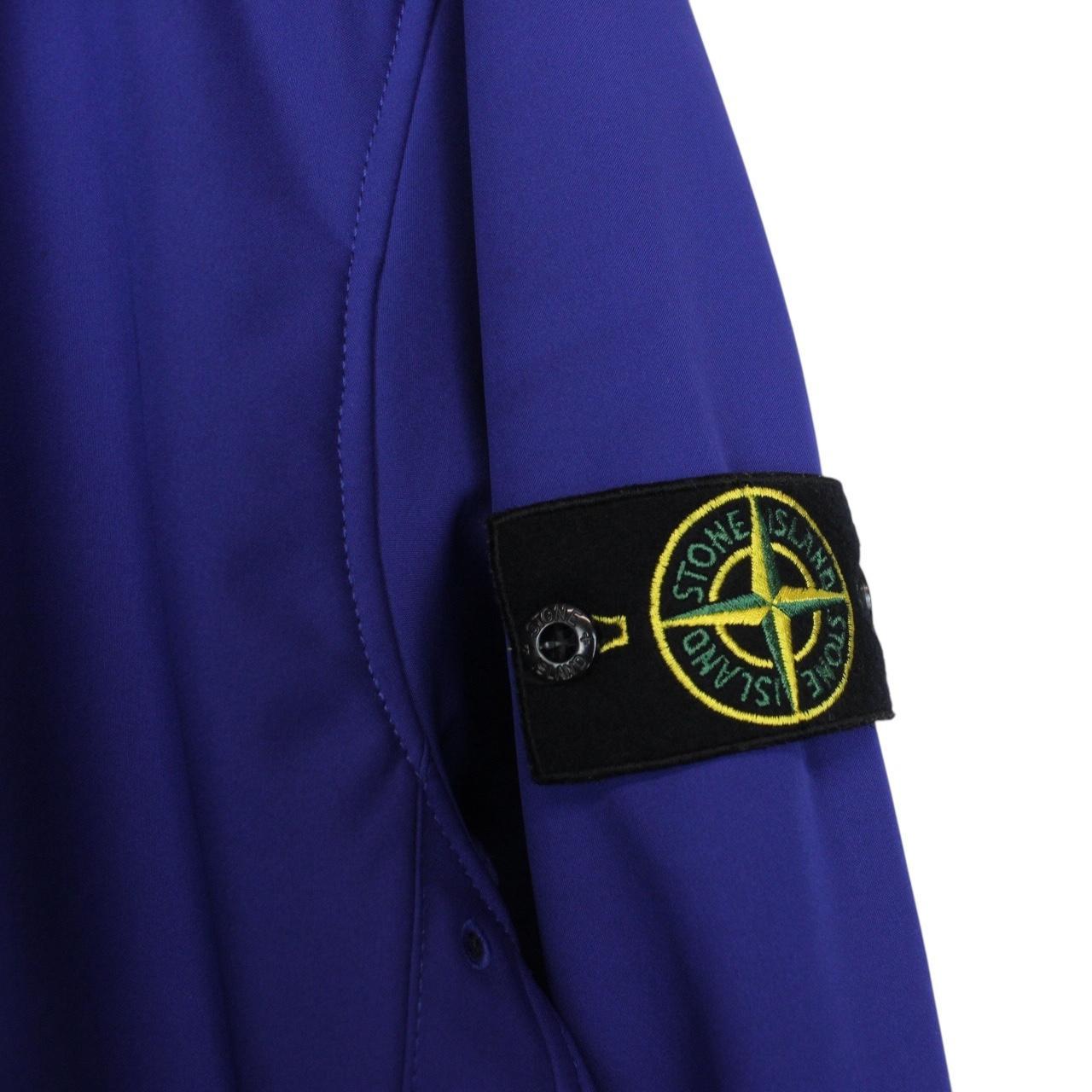 Stone Island AW 2023 Blue Soft Shell-R E