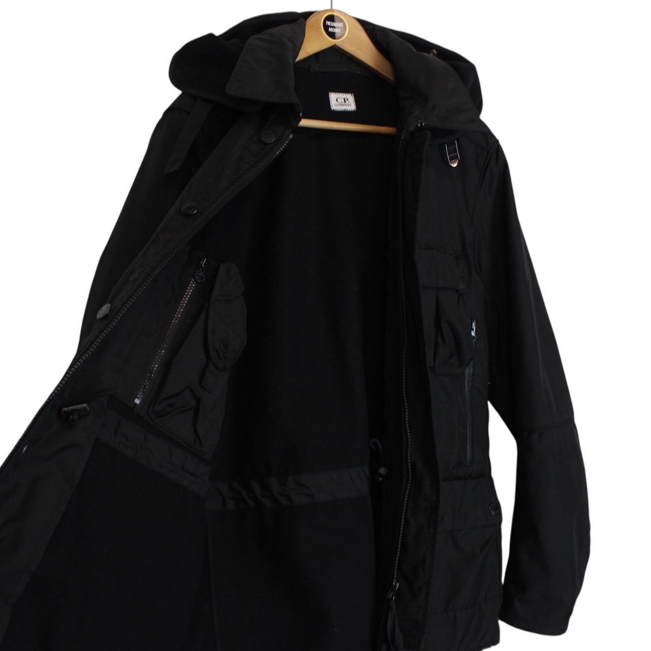 Vintage CP Company AW 2008 Black Full Zip Dynafil Mille Miglia Goggle Jacket