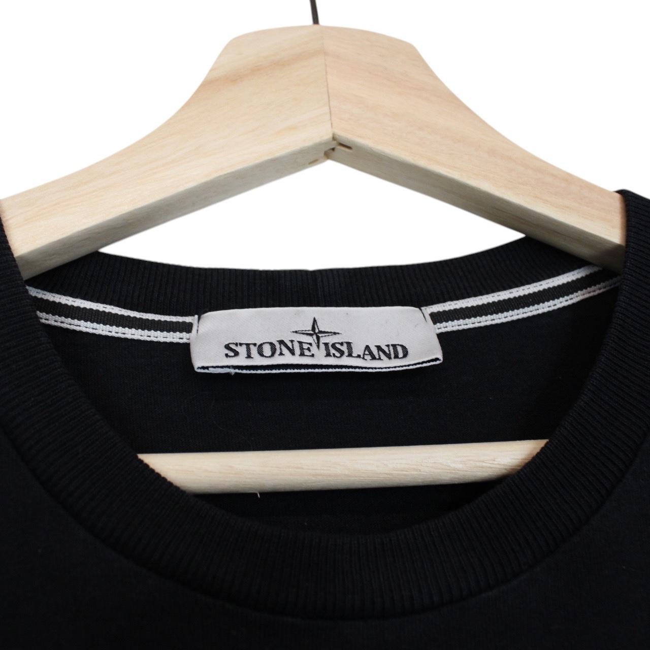 Stone Island Archivio AW 2022 Black Short Sleeve Cotton T-Shirt