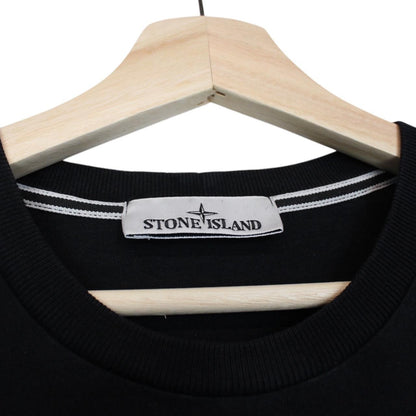 Stone Island Archivio AW 2022 Black Short Sleeve Cotton T-Shirt