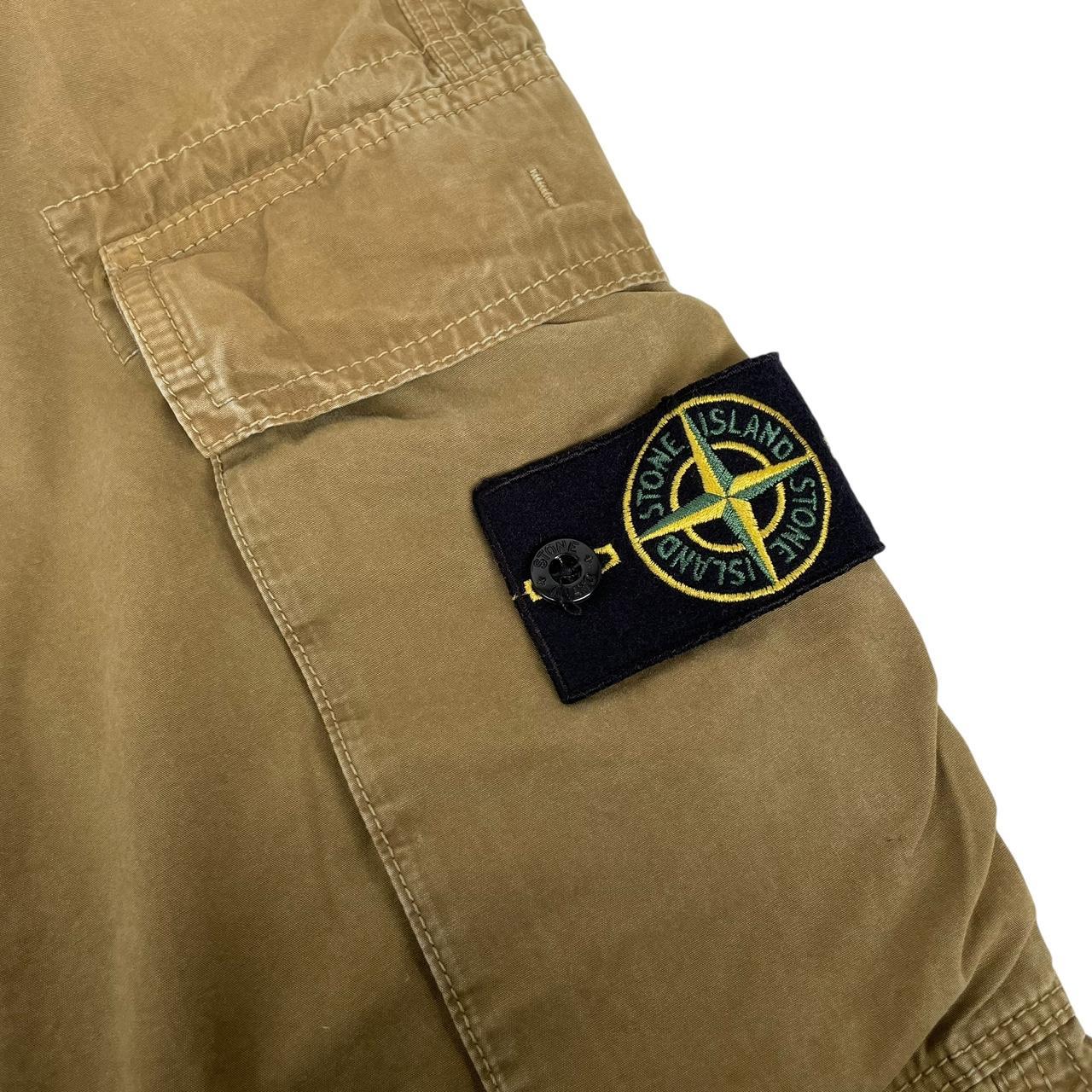 Stone Island SS 2014 Khaki Green Slim Fit Cargo Trousers