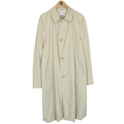 Vintage 80s Aquascutum Aqua 5 Beige Cotton Blend Trench Coat