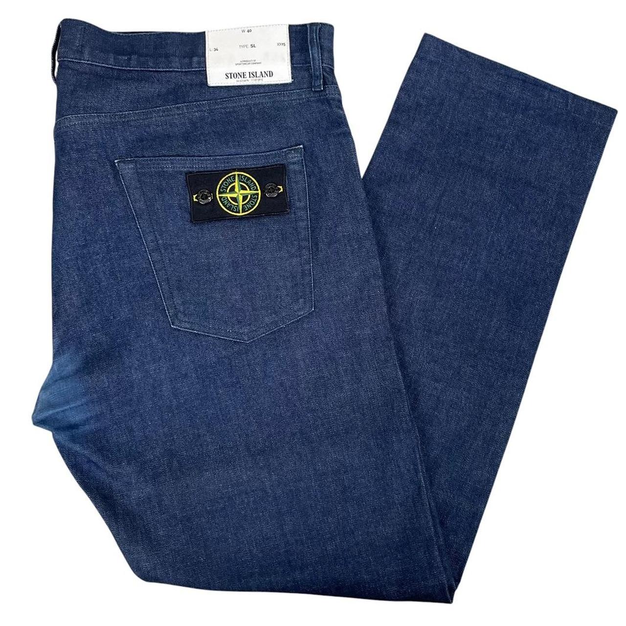 Stone Island SS 2016 Navy Blue Slim Fit Denim Jeans
