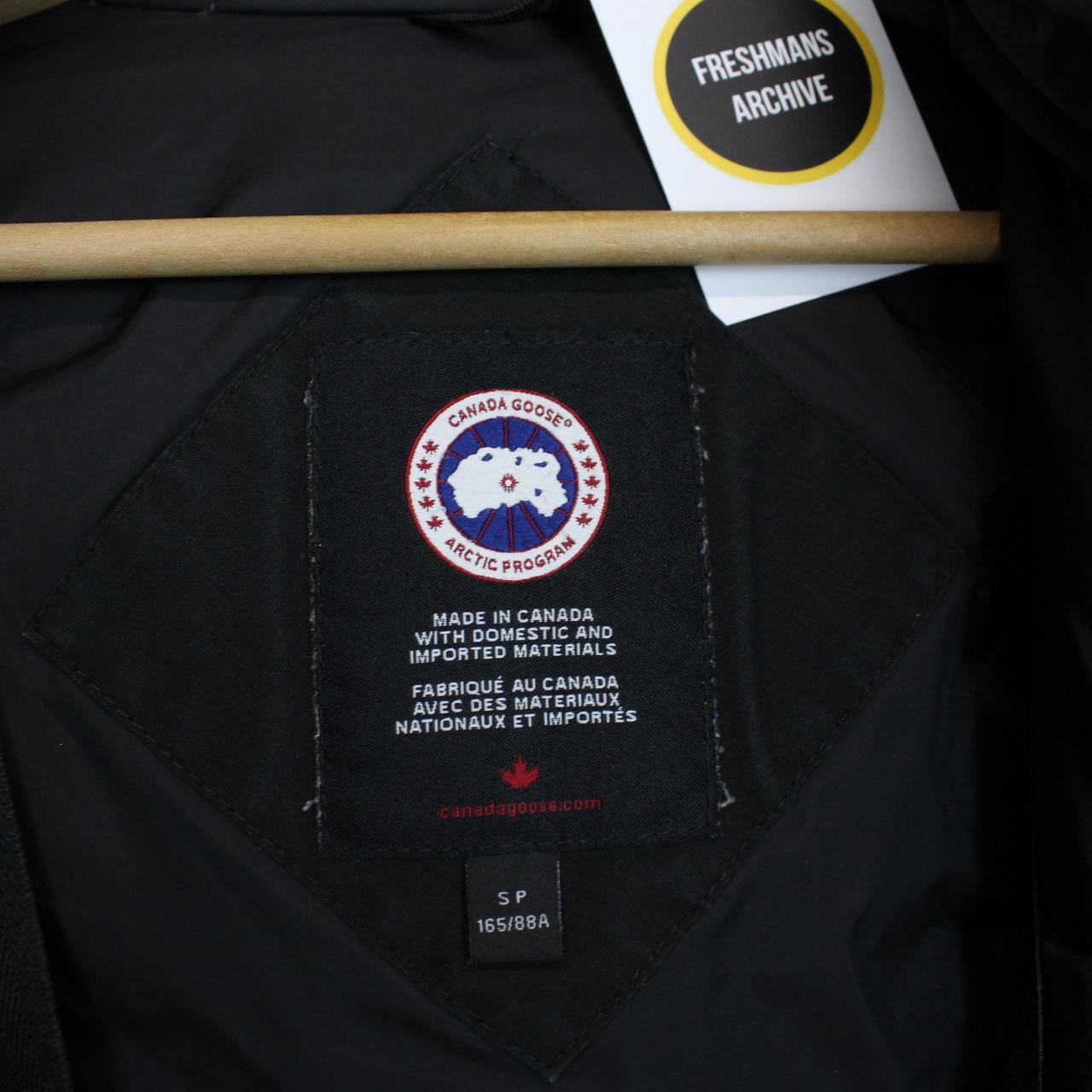 Canada Goose Black Montebello Parka Down Coat with Fur Trim