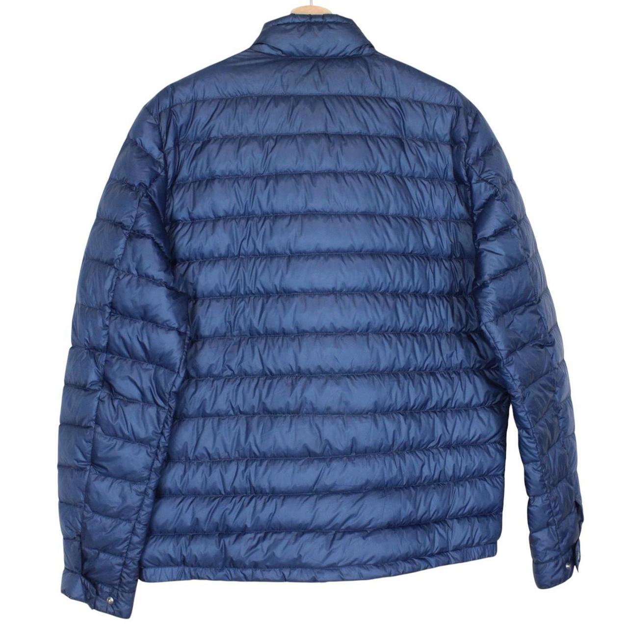 Moncler Rigel Blue Full Zip Down Jacket