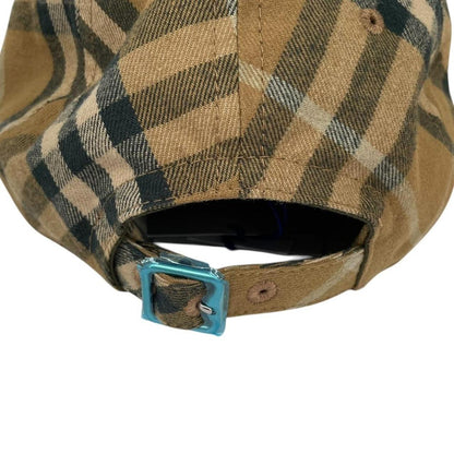 Burberry Brown Twill Nova Check Baseball Cap