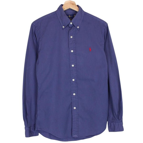 Polo Ralph Lauren Blue Featherweight Twill Cotton Long Sleeve Shirt