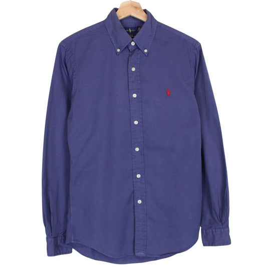 Polo Ralph Lauren Blue Featherweight Twill Cotton Long Sleeve Shirt