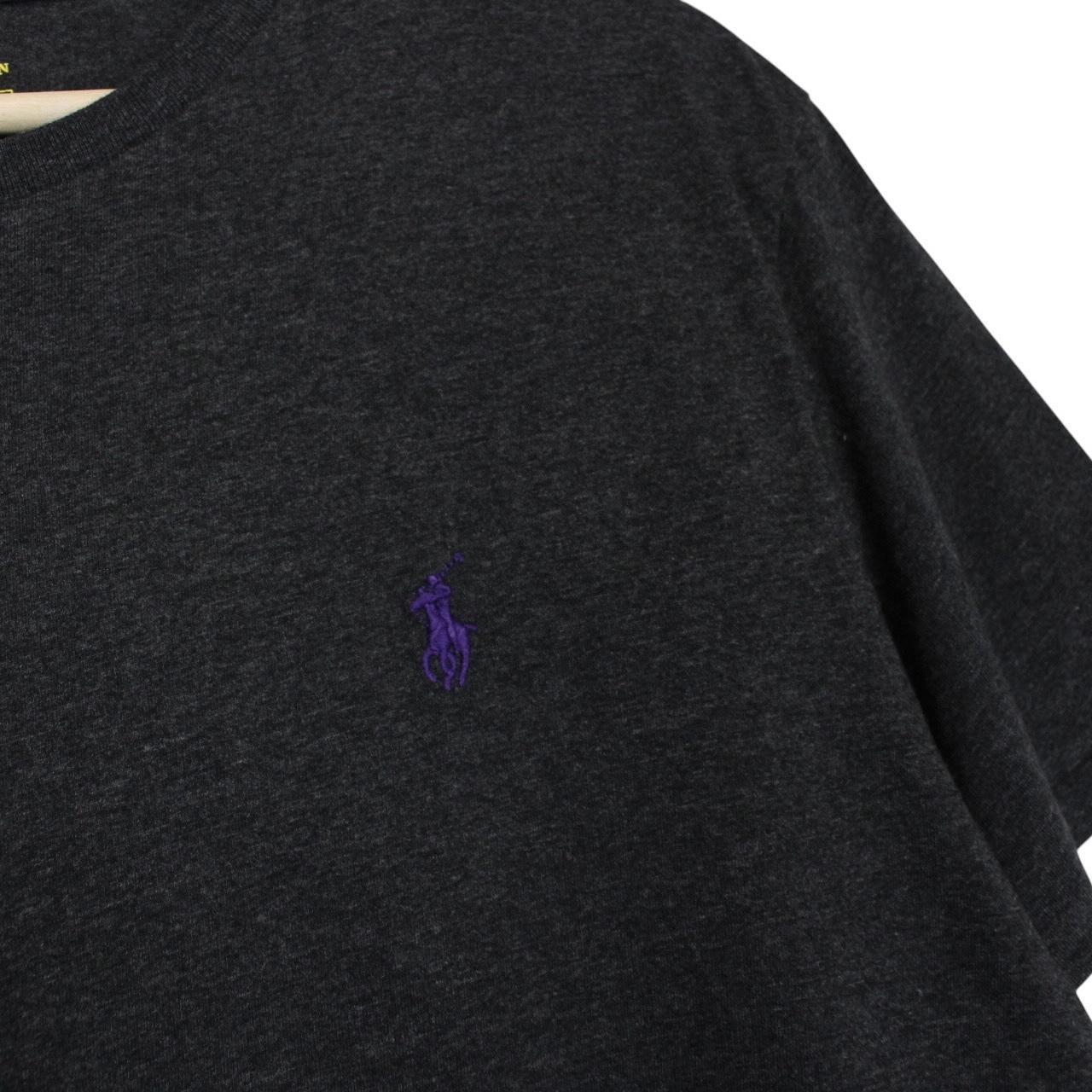 Polo Ralph Lauren Dark Grey Short Sleeve Cotton T-Shirt