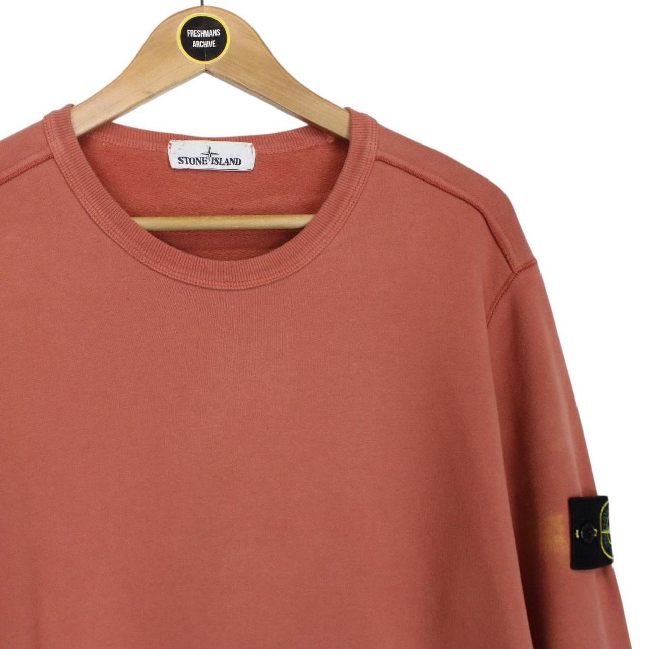 Stone Island AW 2019 Orange Cotton Sweatshirt Jumper