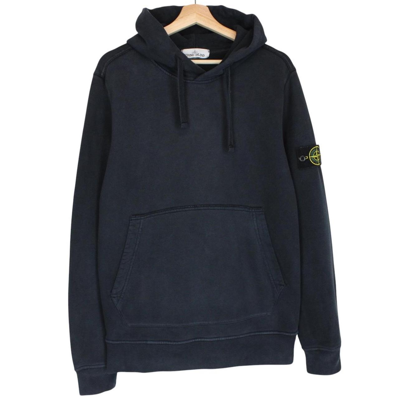 Stone Island AW 2018 Navy Blue Cotton Hoodie Jumper