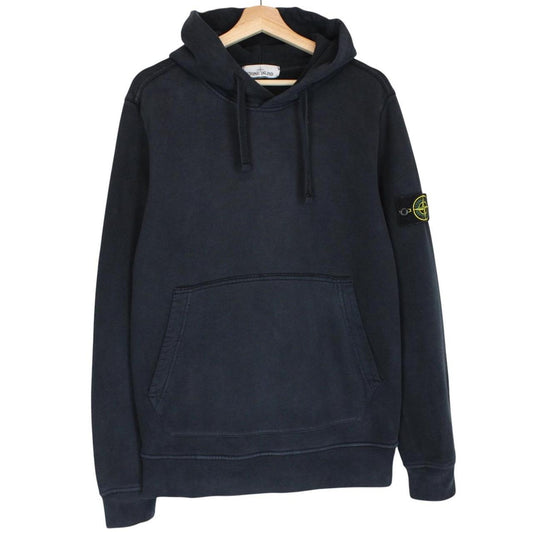 Stone Island AW 2018 Navy Blue Cotton Hoodie Jumper
