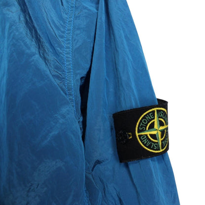 Stone Island SS 2018 Blue Full Zip Nylon Metal Overshirt Jacket