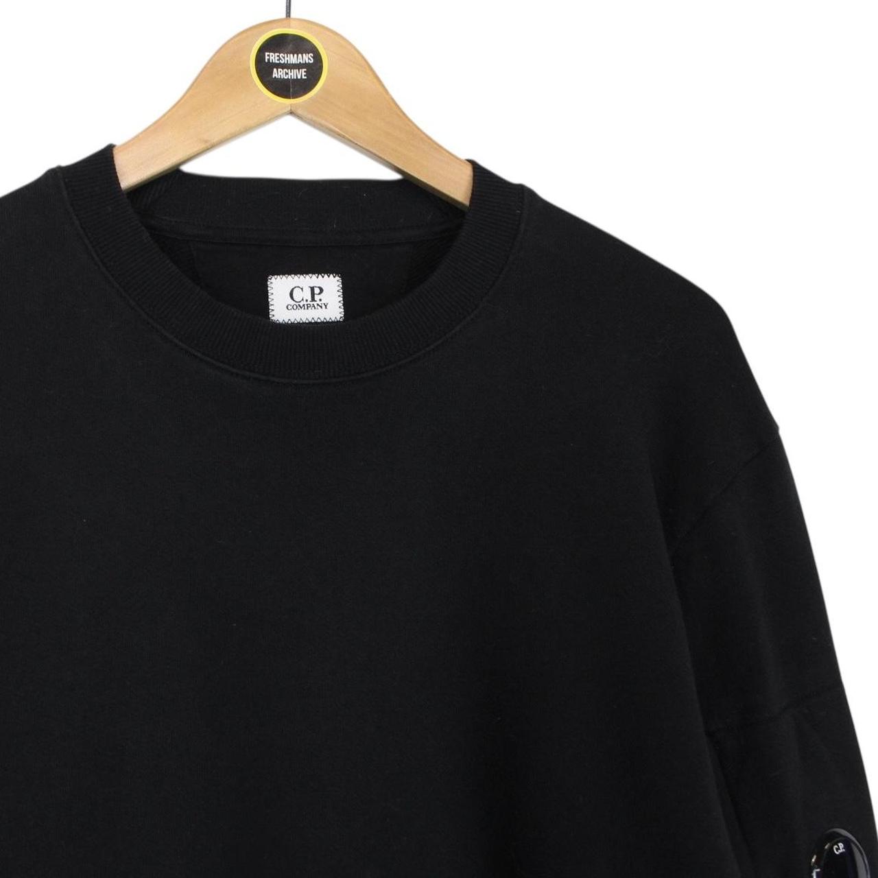 CP Company Black Goggle Lens Cotton Sweatshirt Jumper