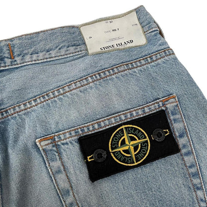 Stone Island SS 2015 Light Blue RE-T Fit Denim Jeans