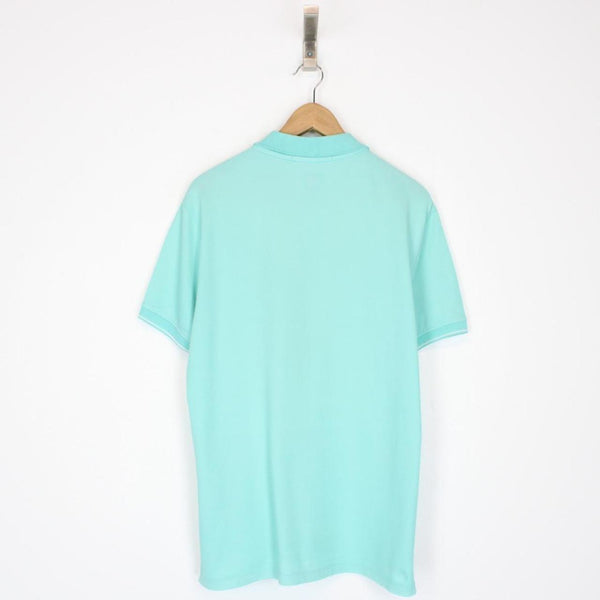 CP Company Turqoise Blue Short Sleeve Tacting Polo Shirt