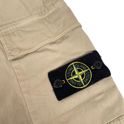 Stone Island AW 2022 Beige RE-T Fit Cargo Trousers