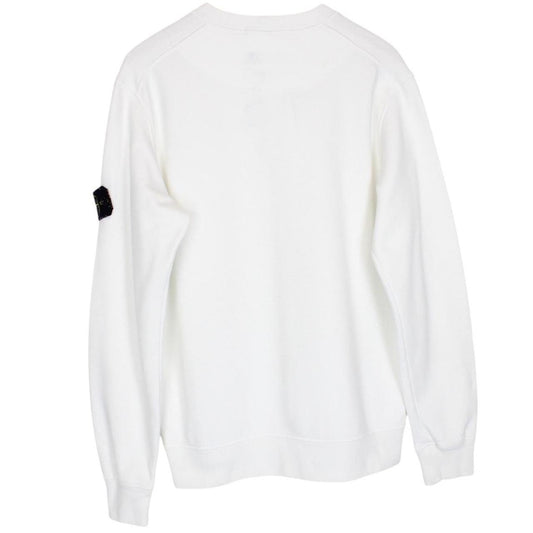 Stone Island AW 2020 White Cotton Sweatshirt Jumper