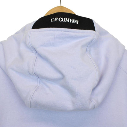 CP Company Lilac Purple Cotton Lens Hoodie Jumper