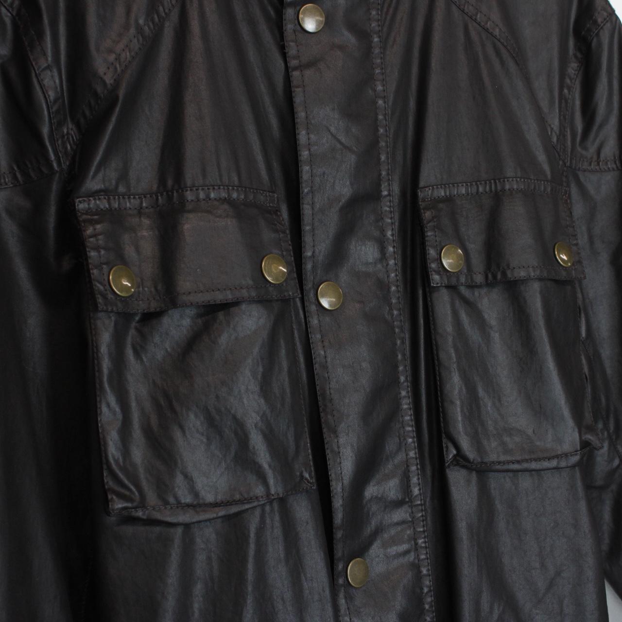 Belstaff Trialmaster Brown Belted Waxed Cotton Jacket