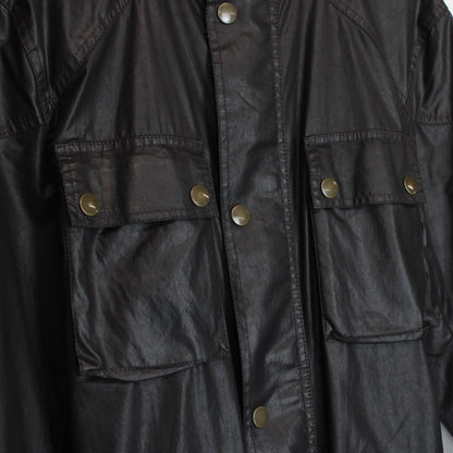 Belstaff Trialmaster Brown Belted Waxed Cotton Jacket