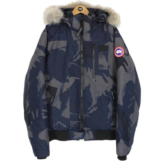 Canada Goose Blue Camo Borden Full Zip Down Jacket
