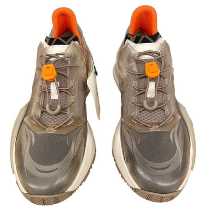Fendi Flow Beige and Cream Rubber and Leather Trainers