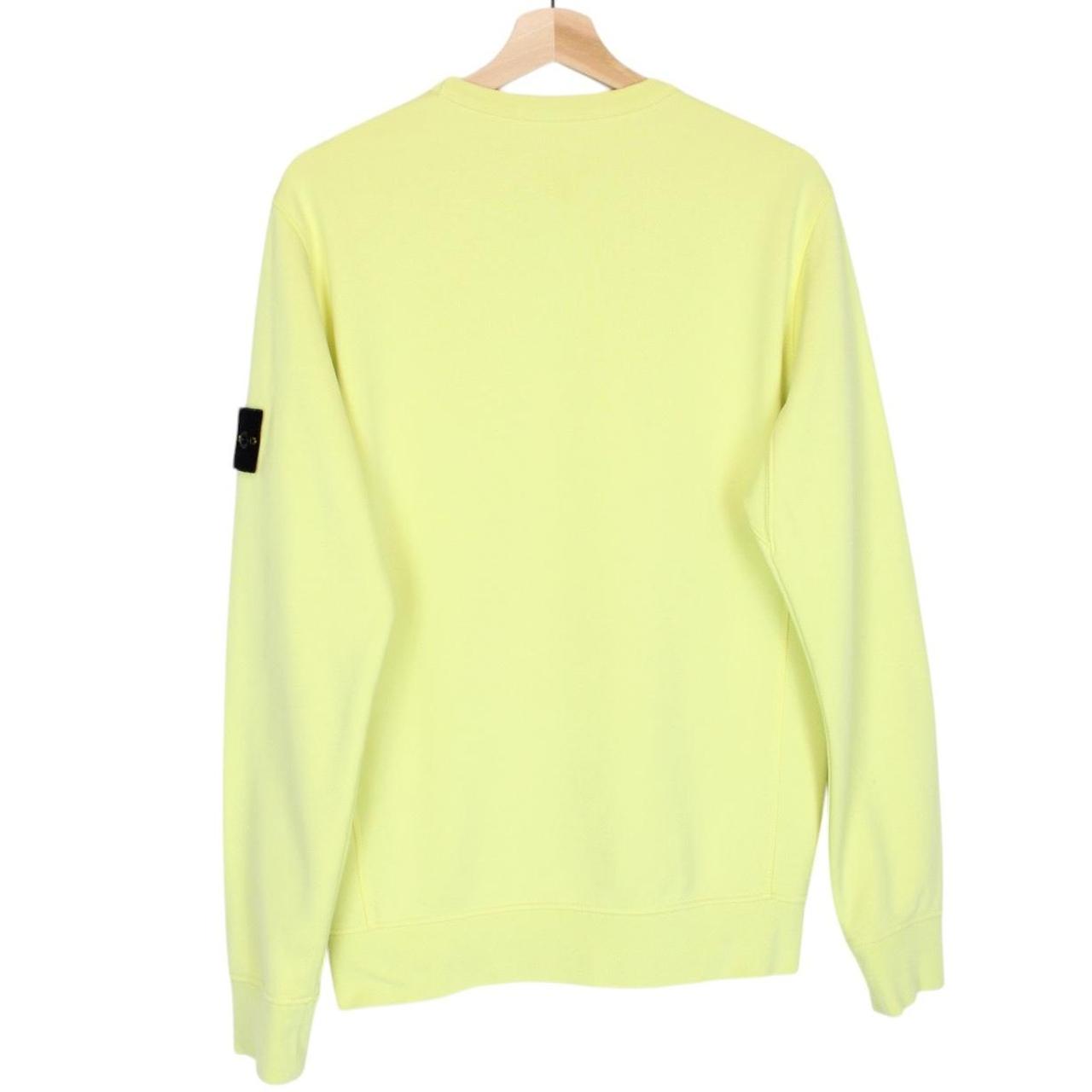 Stone Island SS 2019 Yellow Cotton Sweatshirt Jumper