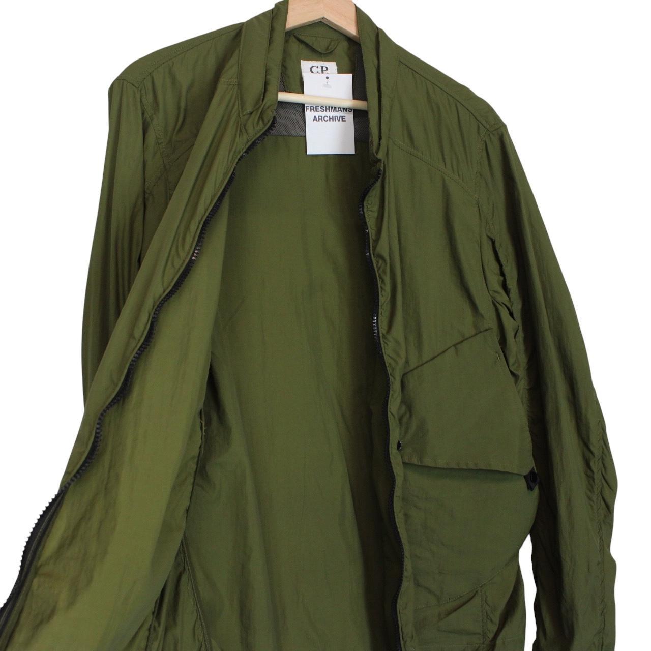 CP Company Green Full Zip Chrome Jacket