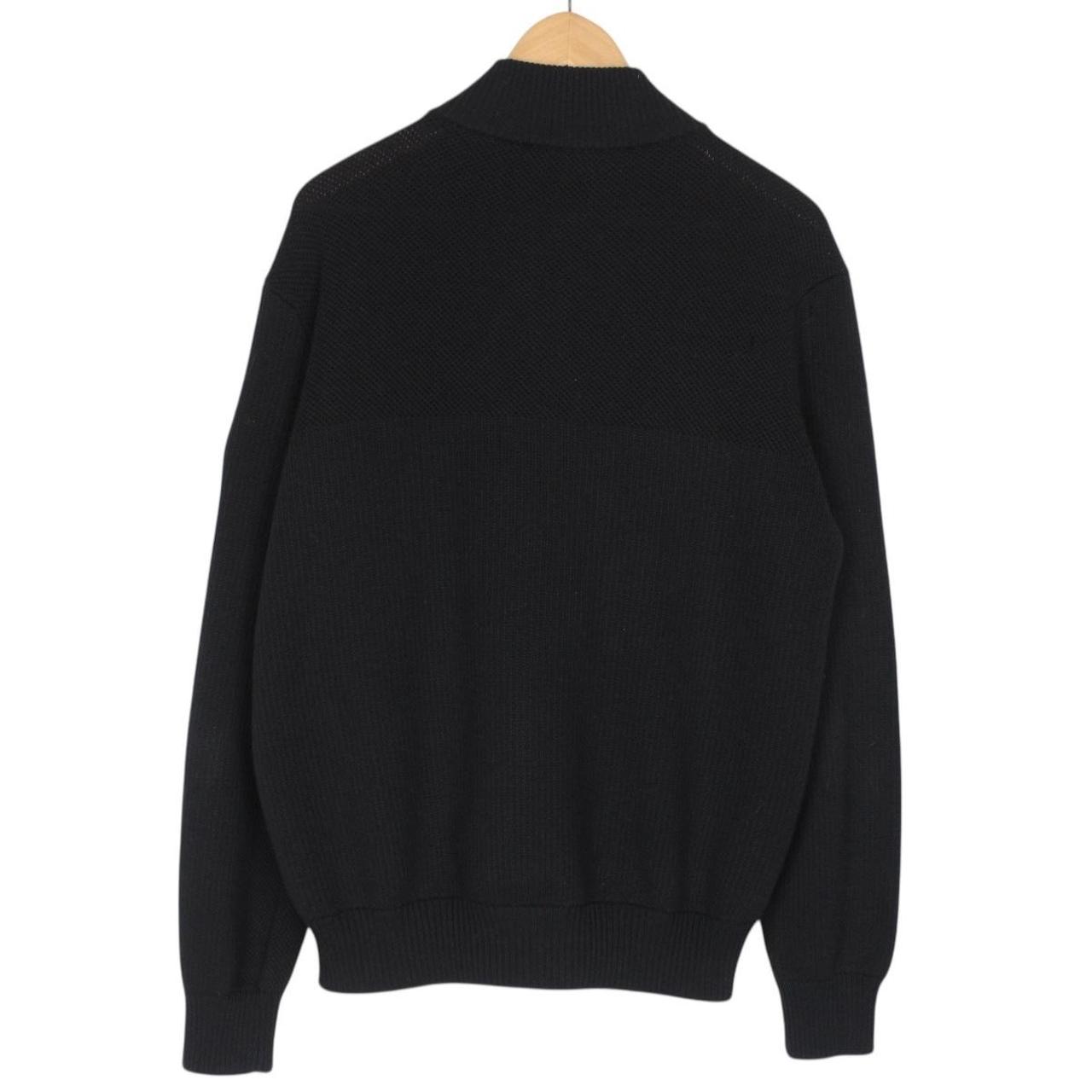 Canada Goose Black HyBridge Wool Knit Down Jacket